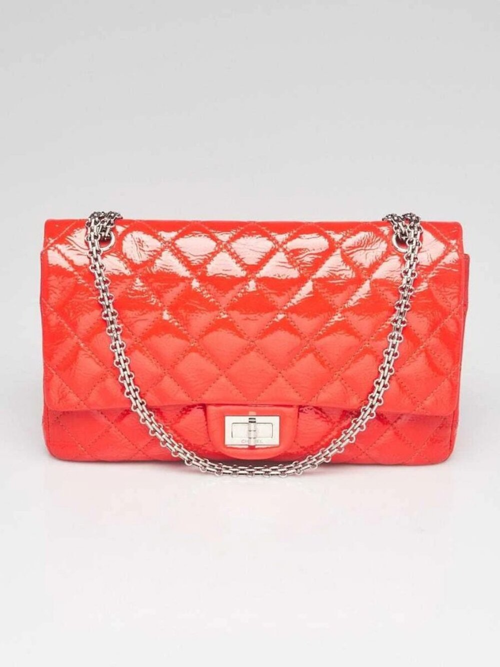 Chanel 2.55 Reissue 227 Double Flap Bag /Beige/ Iridescent Quilted/pre-owned